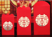 中式 中国风 婚礼红包 结婚利是封 简洁 金字 圆喜字 大中小3款