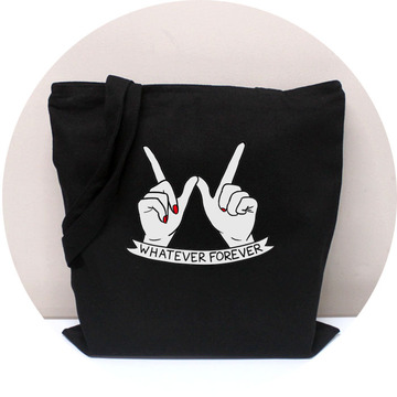 MOJI原创【W】帆布袋 简约文艺环保 单肩斜跨两用女包 可定制包邮