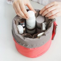 STREE优雅大容量束口袋韩版化妆包 圆桶洗漱包 收纳包可定制LOGO