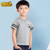2015夏季大小儿童装宝宝3-7岁纯棉衬衫韩版潮上衣男童夏装t恤短袖