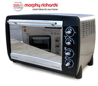 英国morphy richards电烤炉45L电烤箱不锈钢壳旋转烘烤全功能包邮