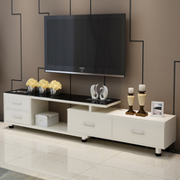 钢化玻璃电视柜伸缩客厅现代简约电视机柜茶几组合套装小户型卧室