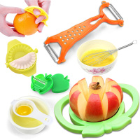 EHEH恒澍 吃水果必备 厨房好帮手多功能水果刀具7件套组合工具