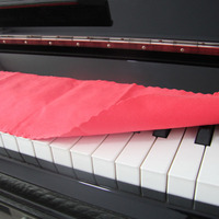 高级超极细纤维钢琴键盘盖布 键盘呢琴键罩防尘布钢琴配件包邮