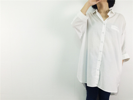 韩国2015秋季新款韩版白色纯棉衬衫女棉麻上衣女衬衫连衣裙
