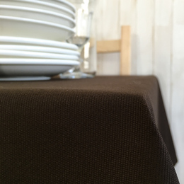 欧式深咖啡纯色桌布台布餐桌布茶几布 纯棉布艺棕色长方形台布