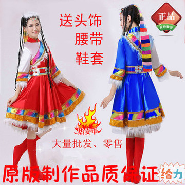 女装/广场秧歌服/蒙古民族服装/舞台装演出服装/藏族舞蹈服饰D-80