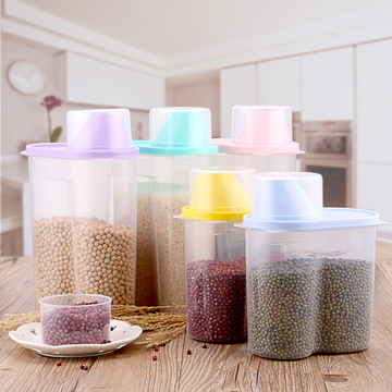 单个装厨房储物密封米罐储米箱面粉桶小米桶防虫防潮密封罐