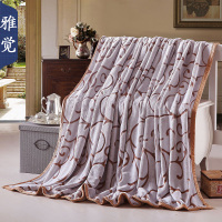 夏季毛毯珊瑚绒毯子毛巾被法兰绒床单双人毛巾被睡毯春夏季空调毯