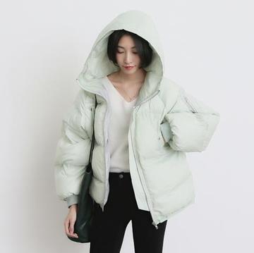韩版冬装学生面包服女棉衣学院风短款羽绒服秋冬新款纯色棉衣外套