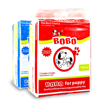 波波 BOBO 平板厕所专用宠物尿片 大号/小号 尿垫 强力吸水