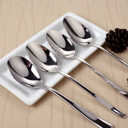 无磁304不锈钢勺子 尖勺 咖啡勺 18-10西餐勺 汤匙 餐具调羹套装