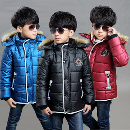 男童棉衣外套加厚童装中大童冬装2015新款儿童棉袄中长款韩版
