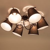 【灯的艺术与设计】简约现代北欧卧室客厅吸顶灯铁艺温馨创意灯具