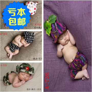 2015新款儿童摄影服装 满月百天宝宝拍照衣服 婴幼儿拍照衣服批发