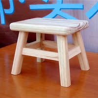 四脚八挓榫卯拼插松木成人凳/小板凳