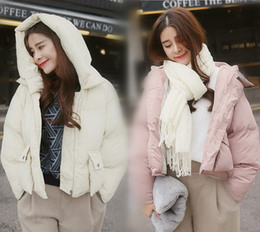 冬季新款韩国正品代购短款带帽加厚面包服棉衣羽绒棉服学生潮外套