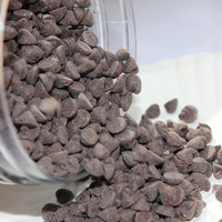 烘焙原料  梵豪登 黑巧克力豆耐高温 散装200g  可可含量38%