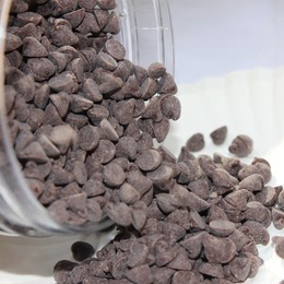 烘焙原料  梵豪登 黑巧克力豆耐高温 散装200g  可可含量38%