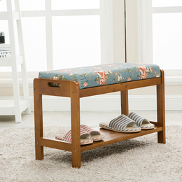 美乐惠 实木储物换鞋凳 时尚收纳沙发凳长凳子 现代简约穿鞋凳