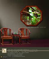 中国风led装饰画装饰窗 创意装饰挂画 LED灯画 室内玄关装饰画
