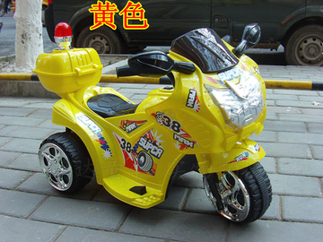 鹰豪儿童电动车童车摩托车宝宝三轮电动车电瓶车男女孩玩具车可坐