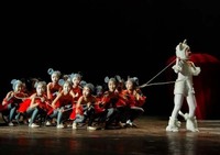 六一儿童舞蹈猫鼠之夜演出服白猫和小老鼠舞蹈服装猫和老鼠表演服