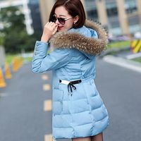 2015新款冬装羽绒棉衣中长款韩版修身时尚加厚大码棉服棉袄女外套