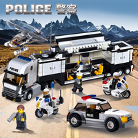 兼容乐高积木拼装玩具3-6周岁儿童组装城市警察益智10岁积木玩具