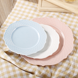 西餐盘牛排盘家用菜盘平盘子欧式陶瓷餐具创意下午茶点心盘早餐盘