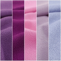 日式和风布绉布面料 素色手工细工花簪布DIY布料 30*30cm 紫色