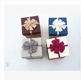 包邮正方形礼品盒四件套包装盒情人节礼物生日礼物包装盒批发