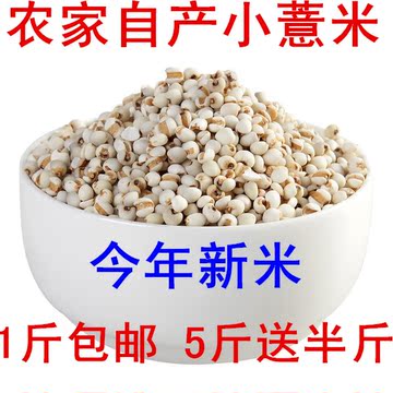 陕北特产 农家优质小薏米仁 特级苡米有机薏仁米新货 满包邮250g
