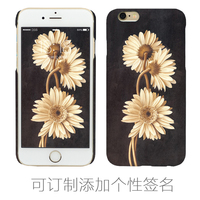 CGS小雏菊花iPhone6 6s Plus手机壳5s苹果磨砂4s优雅5.5潮4.7包邮