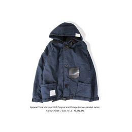 2015F/W Cotton-padded Jacket原创冬季外套男复古棉衣羊羔毛棉袄