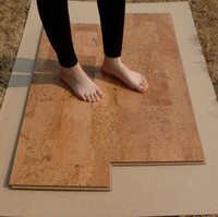 葡萄牙进口软木锁扣地板实木复合强化地板防水粘贴软木地板