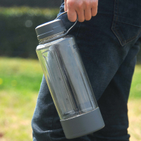 富光超大容量水杯便携塑料1500ml户外泡茶杯创意过滤运动水壶杯子