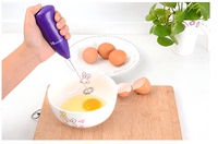 新款手持电动打奶油器打蛋器迷你电动打蛋机不锈钢自动咖啡搅拌棒