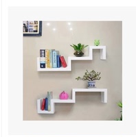 简约包邮双S型创意隔板搁板托壁挂托板墙上置物架组合书架背景墙