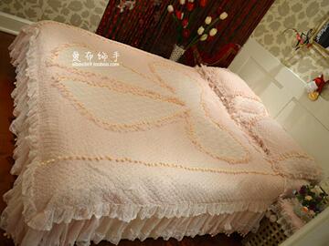 床上用品婚庆韩式田园公主床套床罩床盖蕾丝床裙送两枕套经典款