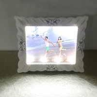 10寸夜灯相框摆台创意个性礼品送照片冲印放大结婚照儿童婚纱包邮