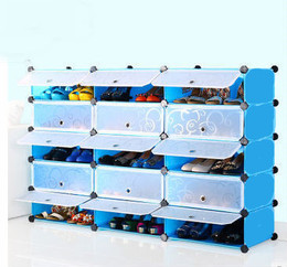 三列5层简易鞋柜塑料  环保树脂百变时尚收纳柜DIY魔片组装柜特价