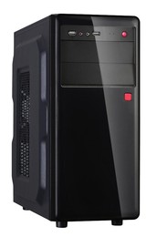 壹微3008H面板台式机电脑机箱商务一号升级版 大板大电源办公机箱