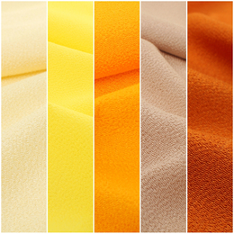 日式和风布绉布面料 素色手工细工花簪布DIY布料 30*30cm 黄色系