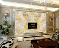 3D仿大理石瓷砖背景墙欧式客厅电视背景墙转雕刻拼图   蝴蝶花纹