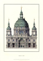 欧式建筑教堂图纸文艺复兴系列装饰画画心画布画纸