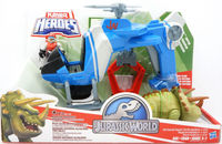 孩之宝Hasbro playskool heroes 侏罗纪世界系列 恐龙抓捕飞机