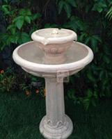 创意欧式复古喷泉流水鱼缸水景观加湿工艺品装饰摆件室外花园礼物