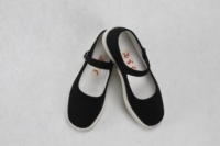 老北京 三多堂原创设计新品 女毛布底黑冠一带传统休闲布鞋