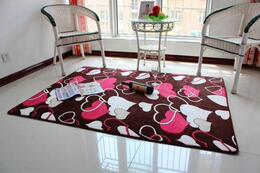 包邮珊瑚绒花新款客厅卧室茶几飘窗床边地毯，定做各尺寸满铺毯